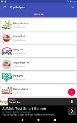 Pop Radyoları android App screenshot 3